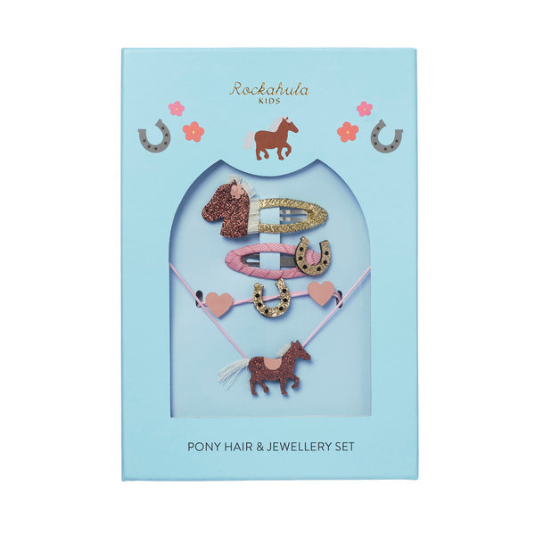 Rockahula Peggy Pony Hair & jewerlly Set