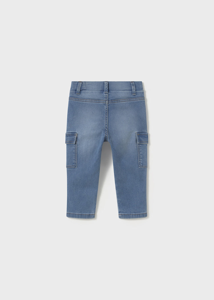 Mayoral Baby Boy Denim Cargo Trouser.
