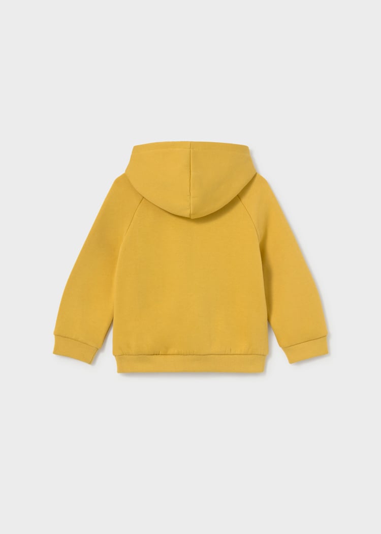 Mayoral Younger Boy Mustard Hooded Sweatshirt,