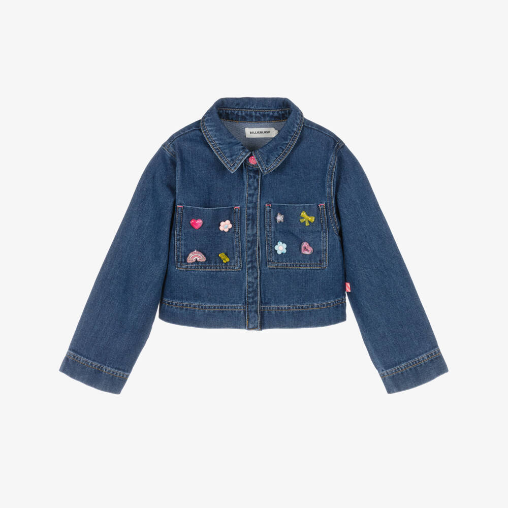 Billieblush Girls Jewelled Denim Jacket