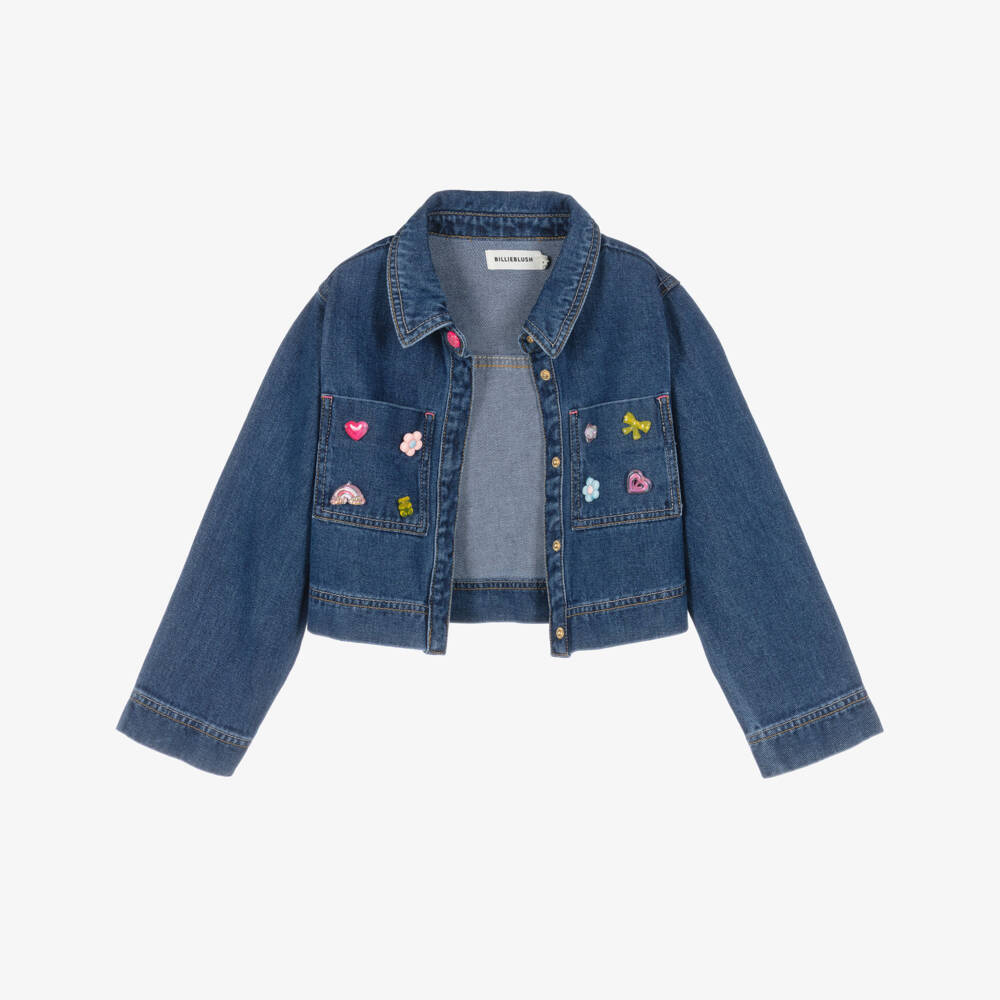 Billieblush Girls Jewelled Denim Jacket