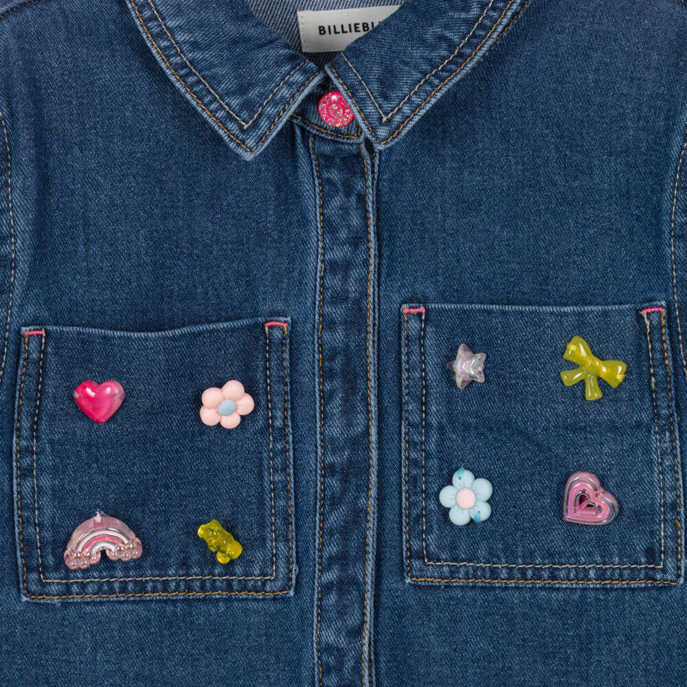 Billieblush Girls Jewelled Denim Jacket