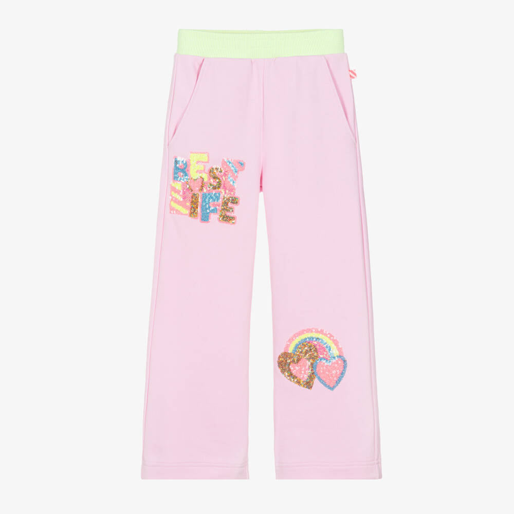 Billieblush Lilac Pink Best Life Joggers With Sequins