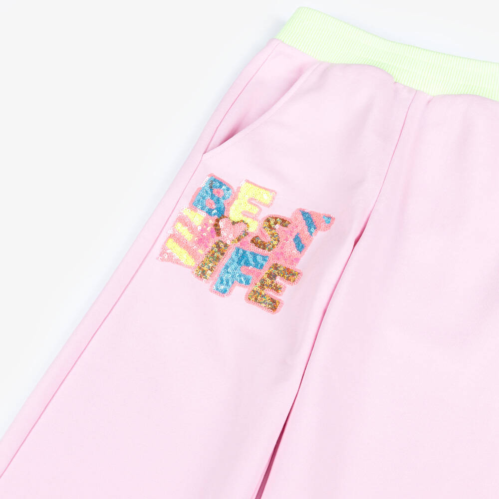 Billieblush Lilac Pink Best Life Joggers With Sequins