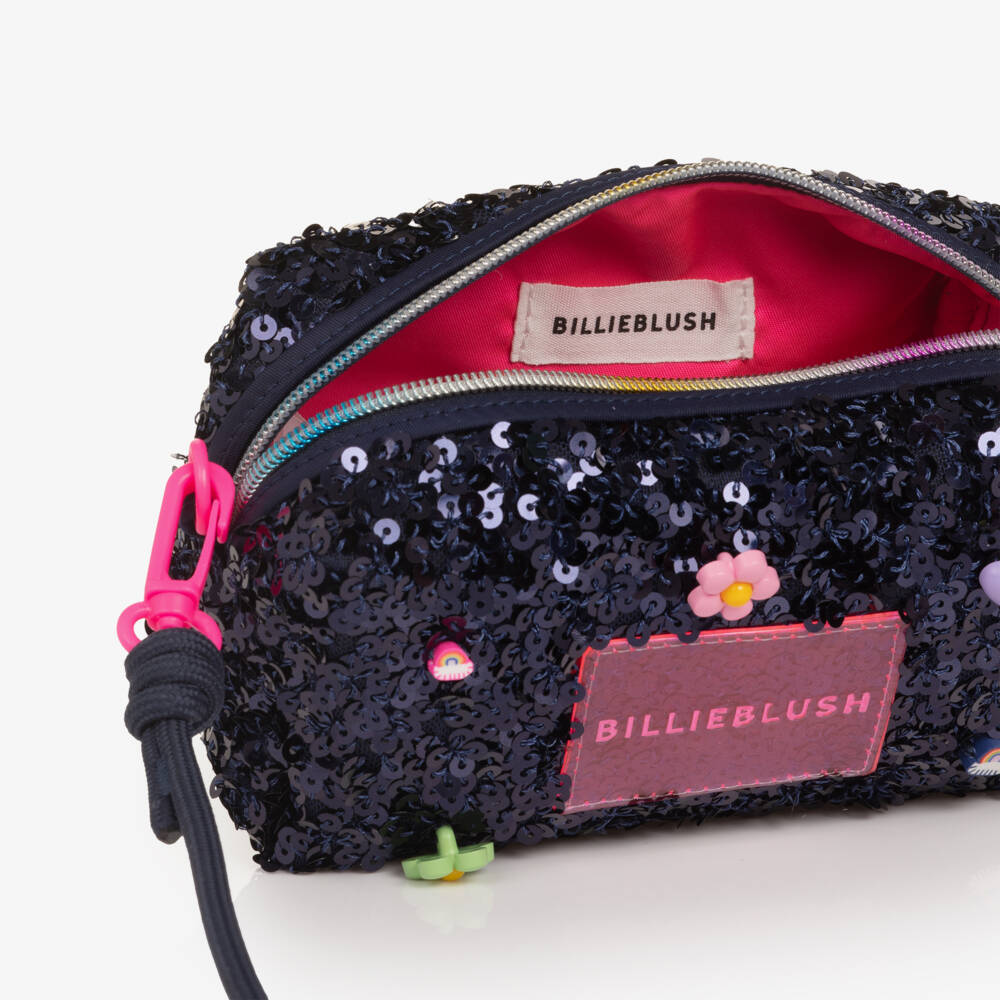 Billieblush Girls Navy Sequin Bag