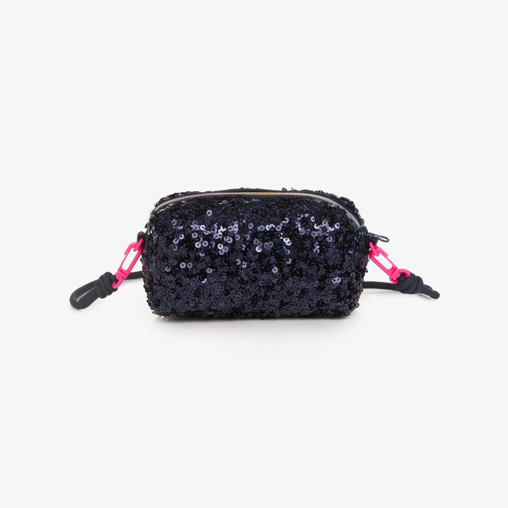 Billieblush Girls Navy Sequin Bag