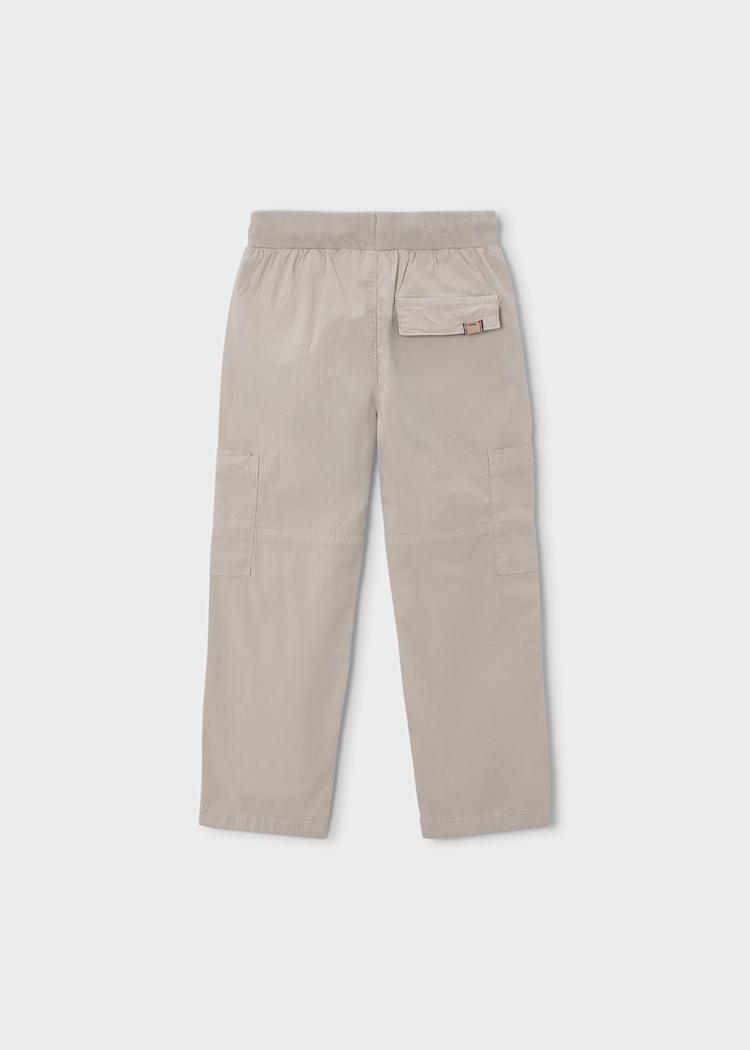 Mayoral Boys Stone Cargo Trousers.