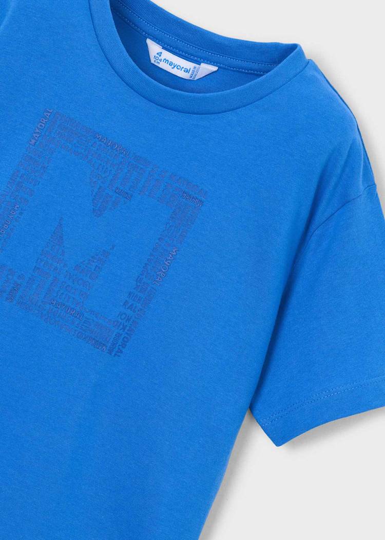 Mayoral Boys Letter T-Shirt 17022