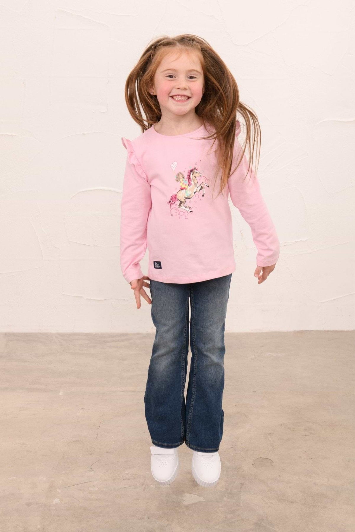Lighthouse Girls Pink Cowgirl Top