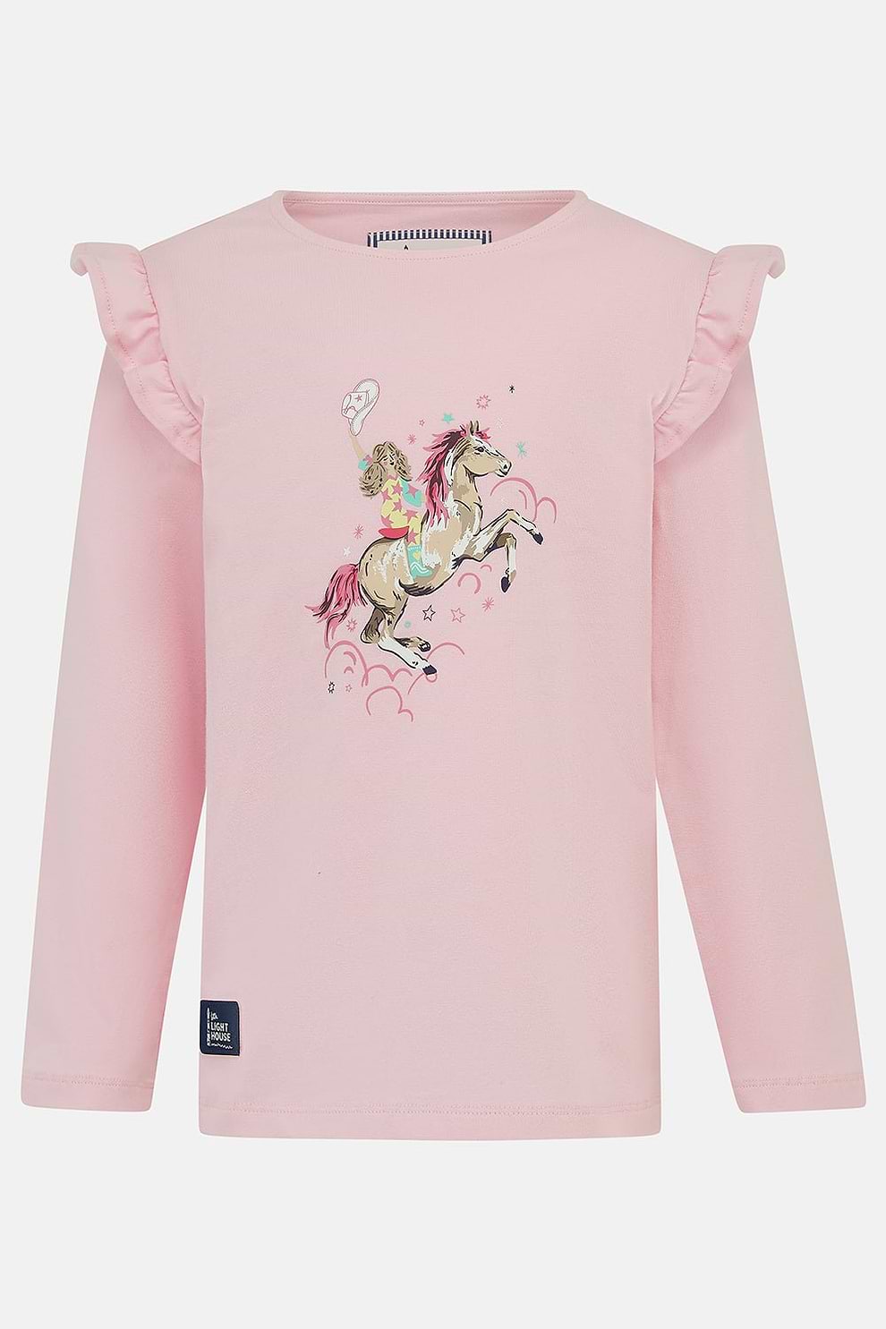 Lighthouse Girls Pink Cowgirl Top