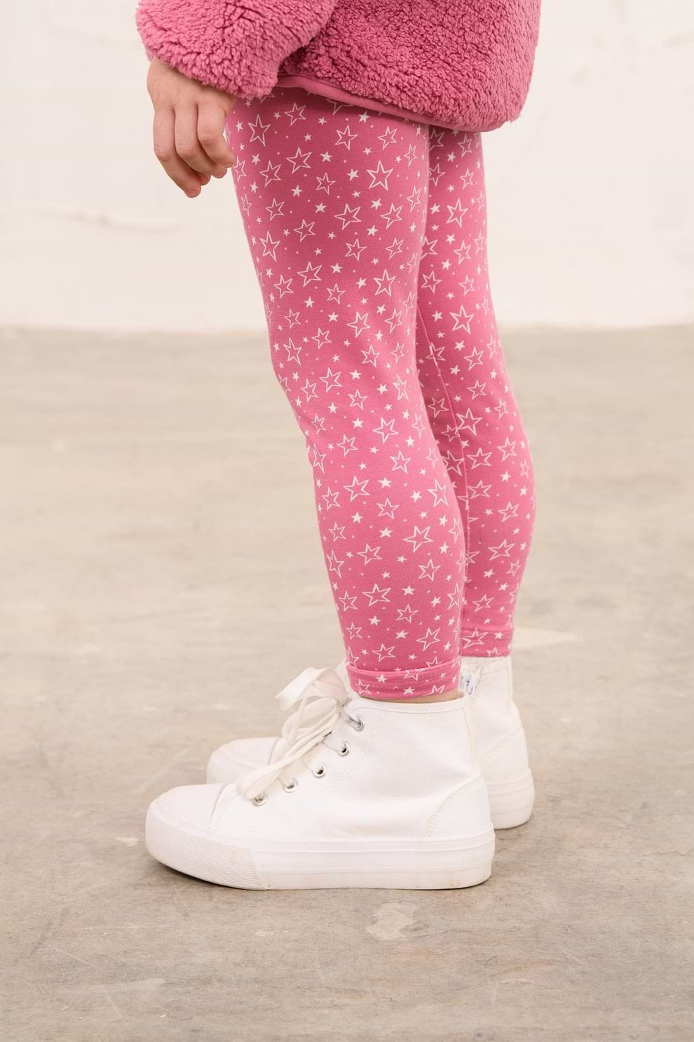 Lighthouse Girls Mollie Rose Pink Star Leggings