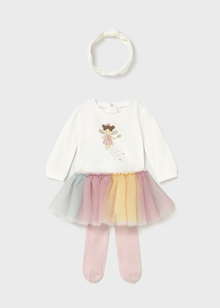 Mayoral Baby Girl 3 Piece Tutu Set