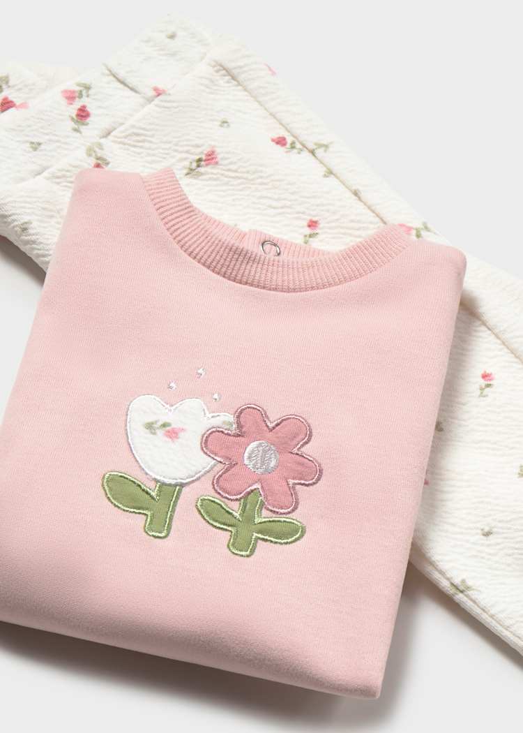Mayoral Newborn Girl 3-Piece Tracksuit