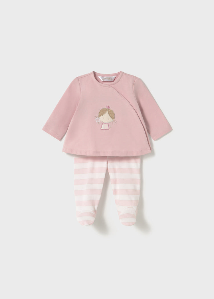 Mayoral New-Born Girl Leggings & Print Top Set (Newborn)
