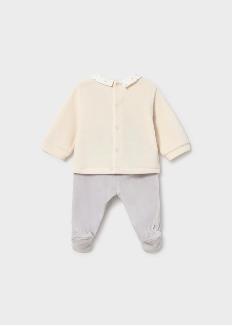 Mayoral Baby Velour 2 Piece Outfit Set