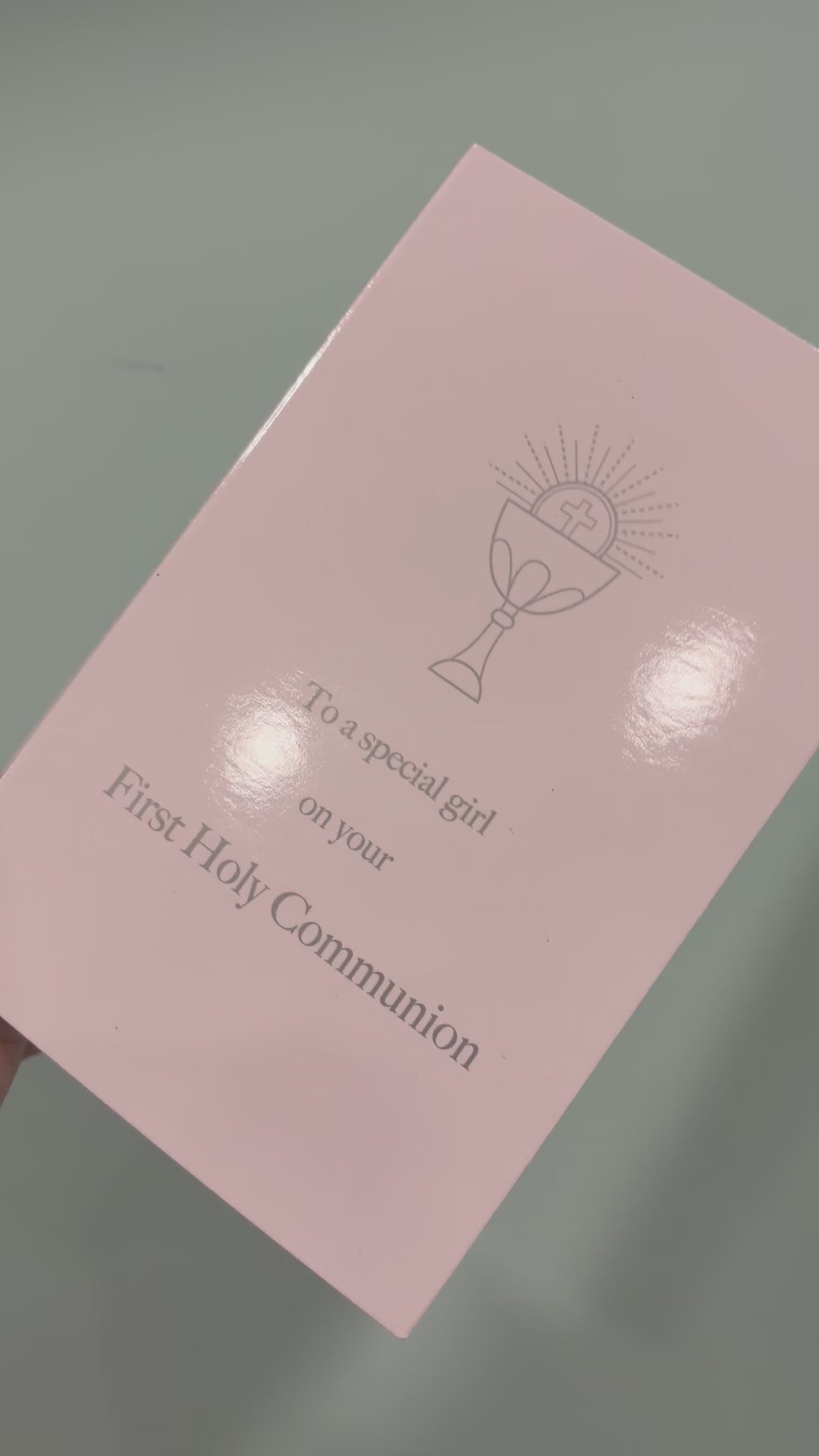 Load video: Personalised First Holy Communion Watch- Boys/Girls