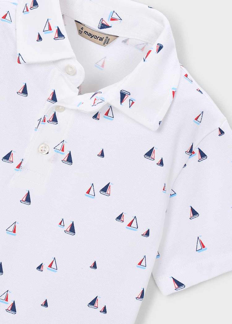 Mayoral Boys Printed Polo 3101 024