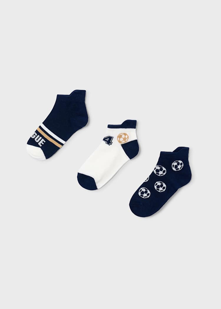 Mayoral Boys Set Of Three Socks 10183 054