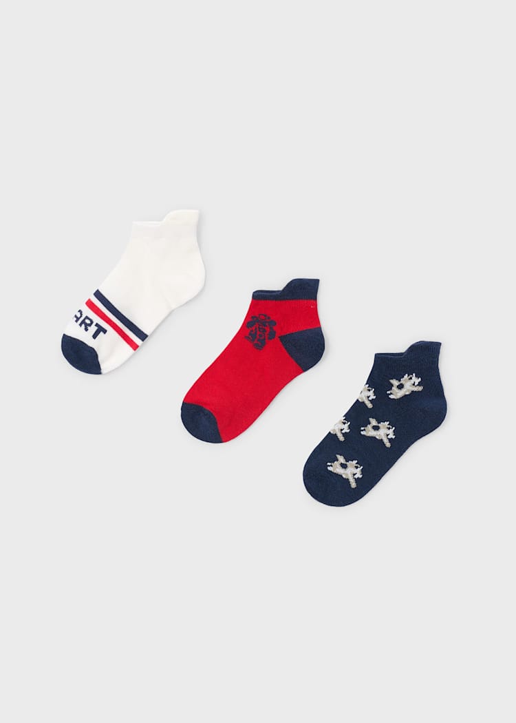 Mayoral Boys Set Of Three Socks 10183 056